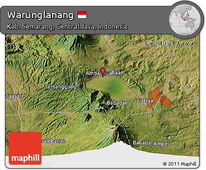 Satellite 3D Map of Warunglanang