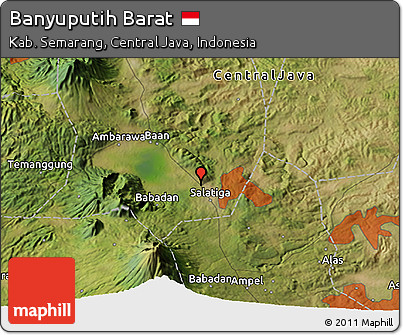 Satellite 3D Map of Banyuputih Barat