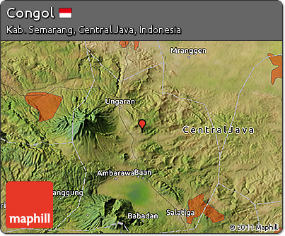 Satellite 3D Map of Congol