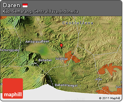 Satellite 3D Map of Daren