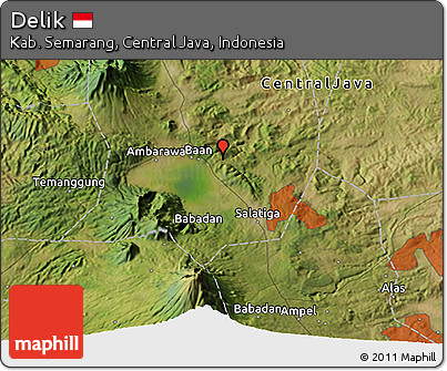 Satellite 3D Map of Delik