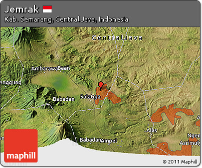 Satellite 3D Map of Jemrak