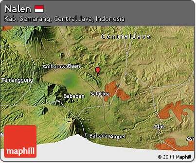 Satellite 3D Map of Nalen