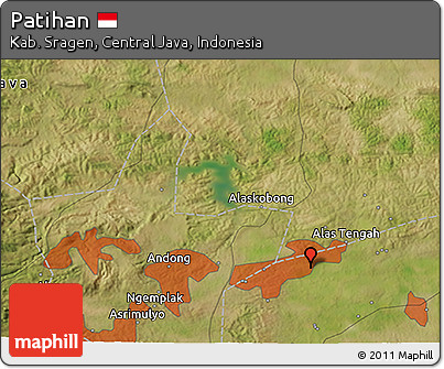 Satellite 3D Map of Patihan