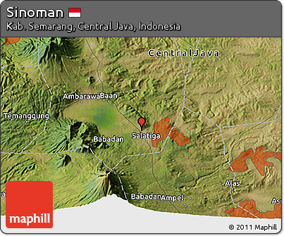 Satellite 3D Map of Sinoman
