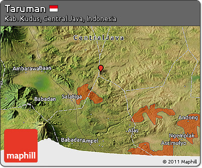 Satellite 3D Map of Taruman