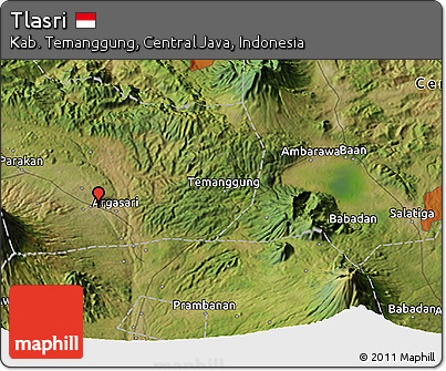 Satellite 3D Map of Tlasri