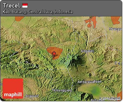 Satellite 3D Map of Trecel
