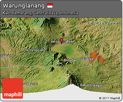 Satellite 3D Map of Warunglanang
