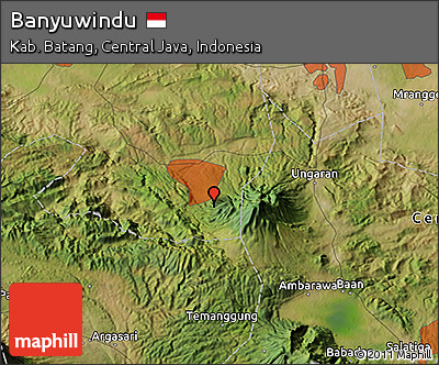 Satellite 3D Map of Banyuwindu