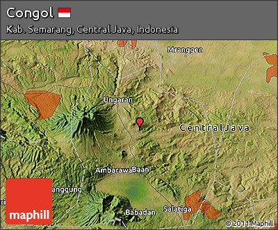Satellite 3D Map of Congol
