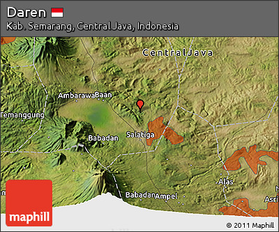 Satellite 3D Map of Daren