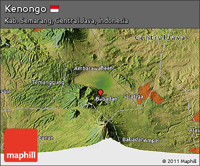 Satellite 3D Map of Kenongo