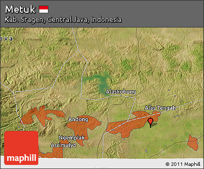 Satellite 3D Map of Metuk