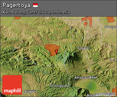 Satellite 3D Map of Pagertoya