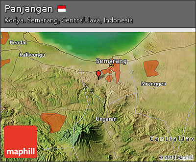 Satellite 3D Map of Panjangan