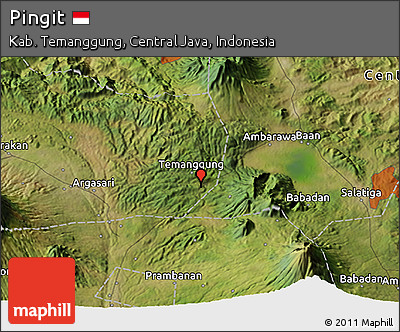 Satellite 3D Map of Pingit