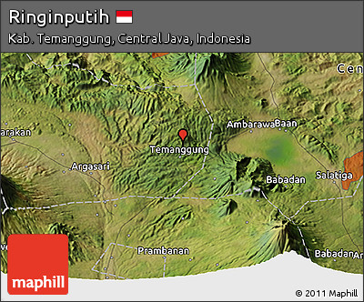 Satellite 3D Map of Ringinputih