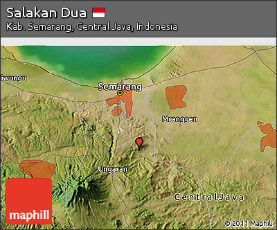 Satellite 3D Map of Salakan Dua
