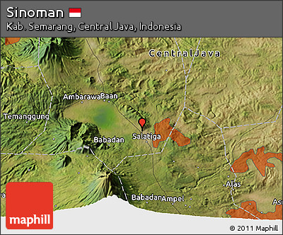 Satellite 3D Map of Sinoman