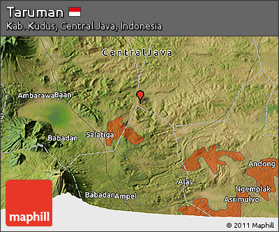 Satellite 3D Map of Taruman