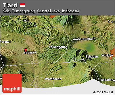 Satellite 3D Map of Tlasri