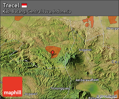 Satellite 3D Map of Trecel