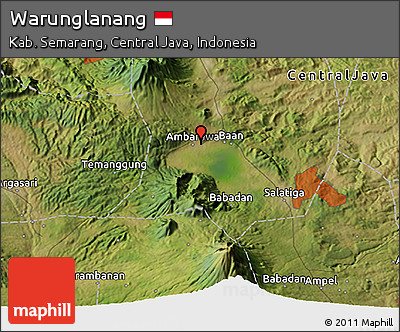 Satellite 3D Map of Warunglanang