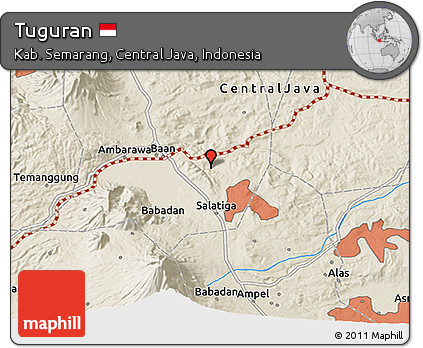 Shaded Relief 3D Map of Tuguran