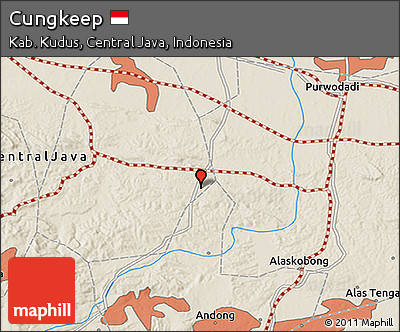 Shaded Relief 3D Map of Cungkeep