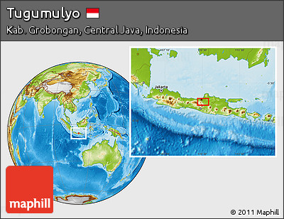 Physical Location Map of Tugumulyo