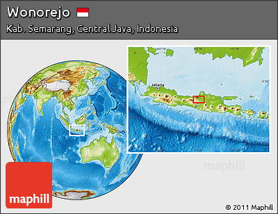 Physical Location Map of Wonorejo