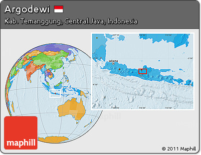 Political Location Map of Argodewi