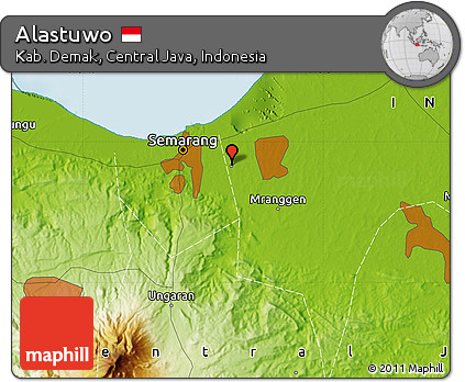 Physical Map of Alastuwo