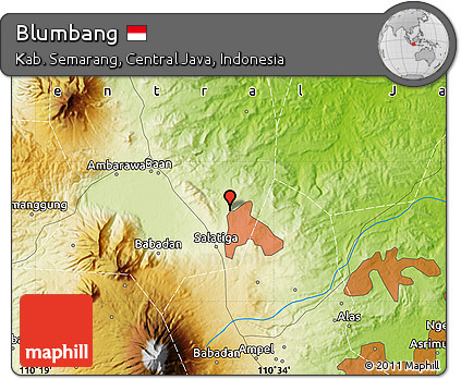 Physical Map of Blumbang