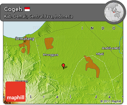 Physical Map of Cogeh