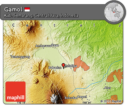 Physical Map of Gamol