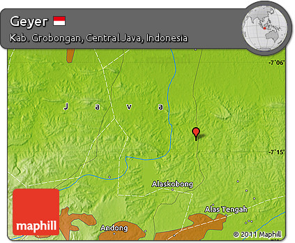 Physical Map of Geyer