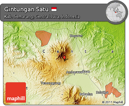 Physical Map of Gintungan Satu