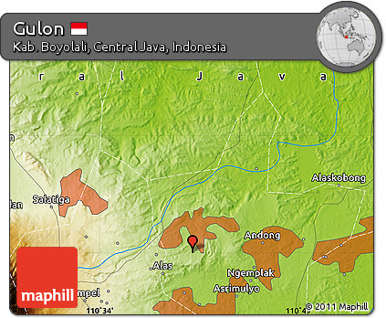Physical Map of Gulon