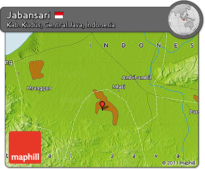 Physical Map of Jabansari