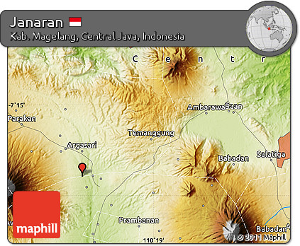 Physical Map of Janaran