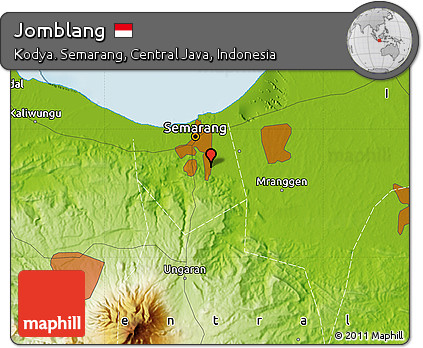 Physical Map of Jomblang
