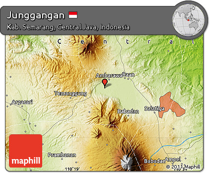 Physical Map of Junggangan