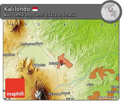 Physical Map of Kalilondo