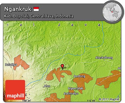 Physical Map of Ngankruk