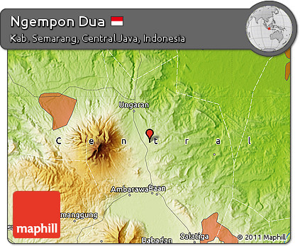 Physical Map of Ngempon Dua