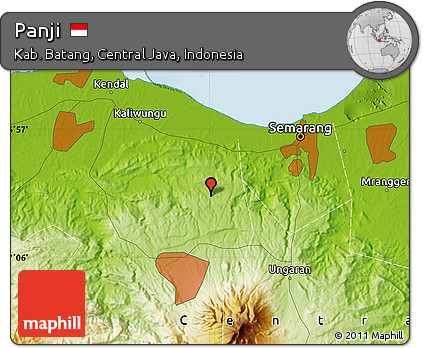 Physical Map of Panji