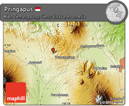 Physical Map of Pringapus