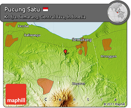 Physical Map of Pucung Satu